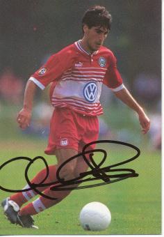Claidio Reyna  VFL Wolfsburg  Panini Card original signiert 