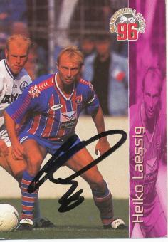 Heiko Laessig  Bayer 05 Uerdingen  Panini Card original signiert 