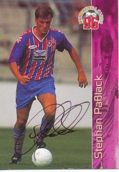 Stephan Paßlack  Bayer 05 Uerdingen  Panini Card original signiert 
