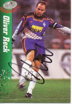 Oliver Reck  SV Werder Bremen  Panini Card original signiert 