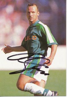 Bernhard Trares  SV Werder Bremen  Panini Card original signiert 