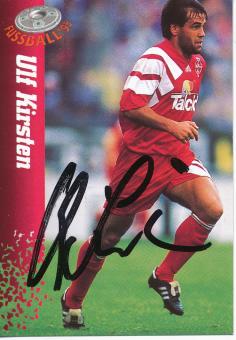 Ulf Kirsten  Bayer 04 Leverkusen  Panini Card original signiert 