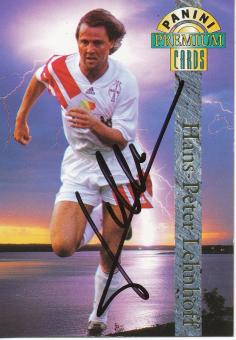 Hans Peter Lehnhoff   Bayer 04 Leverkusen  Panini Card original signiert 