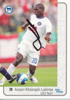 Assani Mulongoti Lukimya  Hertha BSC Berlin  Panini Card original signiert 