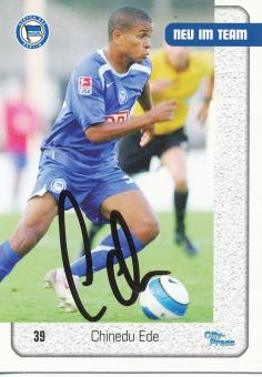 Chinedu Ede  Hertha BSC Berlin  Panini Card original signiert 
