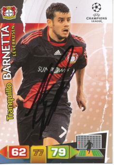 Tranquillo Barnetta  Bayer 04 Leverkusen CL 2011/2012 Panini Adrenalyn Card orig. signiert 