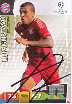 Luiz Gustavo  FC Bayern München  CL 2011/2012 Panini Adrenalyn Card orig. signiert 
