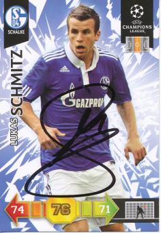Lukas Schmitz  FC Schalke 04  CL 2010/2011 Panini Adrenalyn Card orig. signiert 