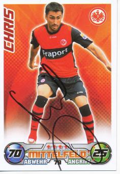 Chris   Eintracht Frankfurt  2009/10 Match Attax Card orig. signiert 
