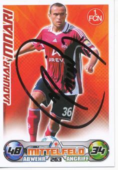 Jaouhar Mnari FC Nürnberg  2009/10 Match Attax Card orig. signiert 