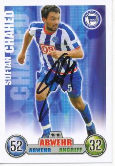 Sofian Chahed  Hertha BSC Berlin  2008/2009 Match Attax Card orig. signiert 