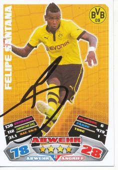 Felipe Santana  Borussia Dortmund   2012/13 Match Attax Card orig. signiert 