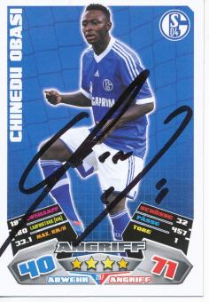 Chinedu Obasi  FC Schalke 04   2012/13 Match Attax Card orig. signiert 