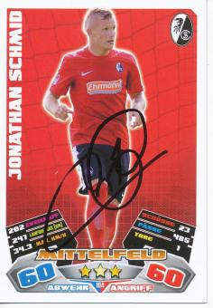 Jonathan Schmid  SC Freiburg  2012/13 Match Attax Card orig. signiert 