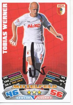 Tobias Werner  FC Augsburg  2012/13 Match Attax Card orig. signiert 