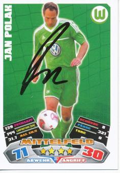 Jan Polak  VFL Wolfsburg  2012/13 Match Attax Card orig. signiert 