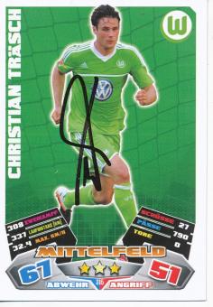 Christian Träsch  VFL Wolfsburg  2012/13 Match Attax Card orig. signiert 