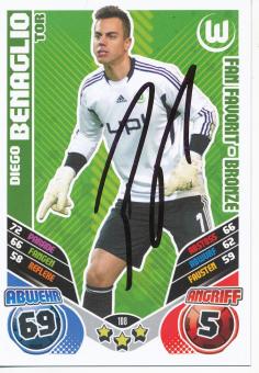 Diego Benaglio  VFL Wolfsburg  2011/12 Match Attax Card orig. signiert 