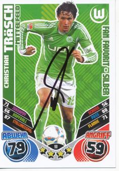 Christian Träsch  VFL Wolfsburg  2011/12 Match Attax Card orig. signiert 