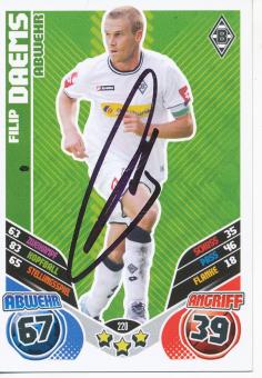 Filip Daems  Borussia Mönchengladbach  2011/12 Match Attax Card orig. signiert 