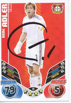 Rene Adler  Bayer 04 Leverkusen  2011/12 Match Attax Card orig. signiert 