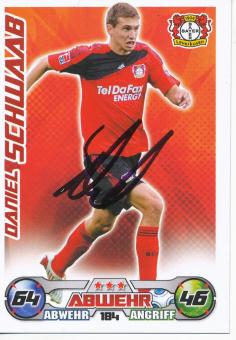 Daniel Schwaab  Bayer 04 Leverkusen  2009/10 Match Attax Card orig. signiert 