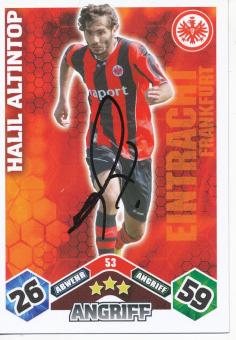Halil Altintop  Eintracht Frankfurt  2010/11 Match Attax Card orig. signiert 