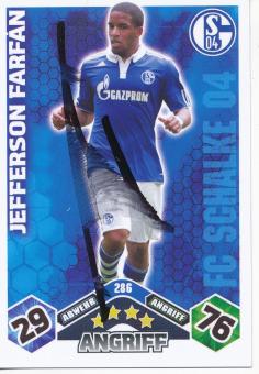 Jefferson Farfan  FC Schalke 04   2010/11 Match Attax Card orig. signiert 