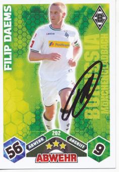 Filip Daems  Borussia Mönchengladbach   2010/11 Match Attax Card orig. signiert 