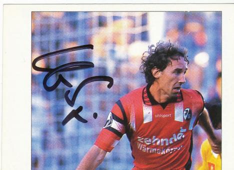 Uwe Spies  SC Freiburg  1996 Panini Bundesliga Sticker original signiert 