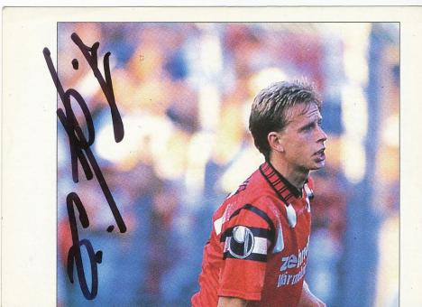 Jörg Heinrich  SC Freiburg  1996 Panini Bundesliga Sticker original signiert 