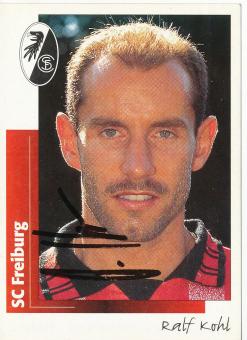 Ralf Kohl  SC Freiburg  1996 Panini Bundesliga Sticker original signiert 