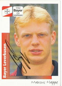 Marcus Happe  Bayer 04 Leverkusen  1996 Panini Bundesliga Sticker original signiert 