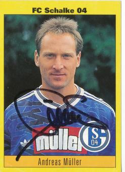 Andreas Müller  FC Schalke 04  1994 Panini Bundesliga Sticker original signiert 