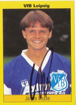 Jürgen Rische  VFB Leipzig  1994 Panini Bundesliga Sticker original signiert 
