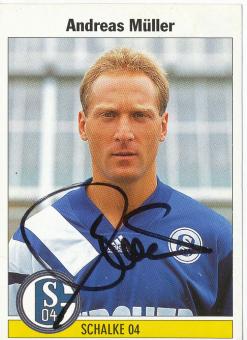 Andreas Müller  FC Schalke 04  1995 Panini Bundesliga Sticker original signiert 
