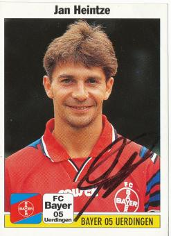 Jan Heintze  Bayer 05 Uerdingen  1995 Panini Bundesliga Sticker original signiert 