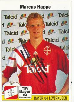 Marcus Happe  Bayer 04 Leverkusen  1995 Panini Bundesliga Sticker original signiert 