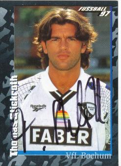 Thomas Stickroth  VFL Bochum  1997 Panini Bundesliga Sticker original signiert 