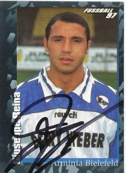 Giuseppe Reina  Arminia Bielefeld  1997 Panini Bundesliga Sticker original signiert 
