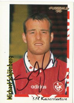 Michael Schjönberg  FC Kaiserslautern  1998 Panini Bundesliga Sticker original signiert 