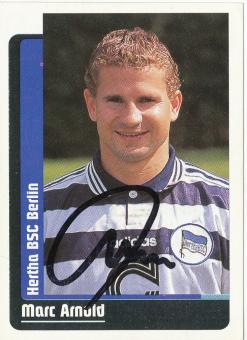 Marc Arnold  Hertha BSC Berlin  1999 Panini Bundesliga Sticker original signiert 