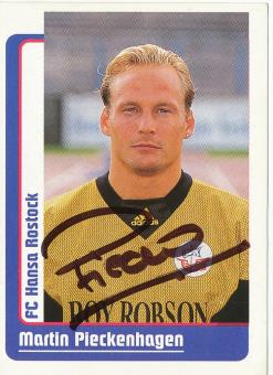 Martin Pieckenhagen  FC Hansa Rostock  1999 Panini Bundesliga Sticker original signiert 