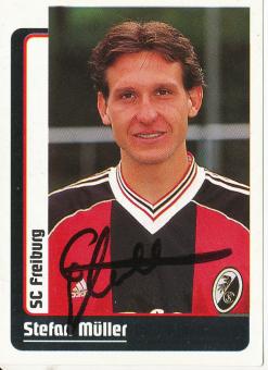 Stefan Müller  SC Freiburg  1999 Panini Bundesliga Sticker original signiert 