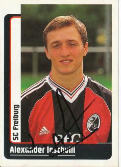 Alexander Iaschvili  SC Freiburg  1999 Panini Bundesliga Sticker original signiert 