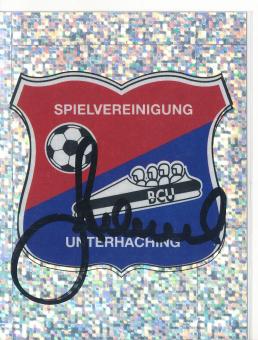 Willi Entenmann † 2012  SpVgg Unterhaching  2.Liga Fußball  DS  Sticker original signiert 