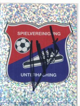 Lorenz Günther Köstner  SpVgg Unterhaching  2.Liga Fußball  DS  Sticker original signiert 