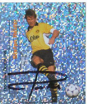 Stefan Reuter  Borussia Dortmund  2000 Panini Bundesliga Sticker original signiert 