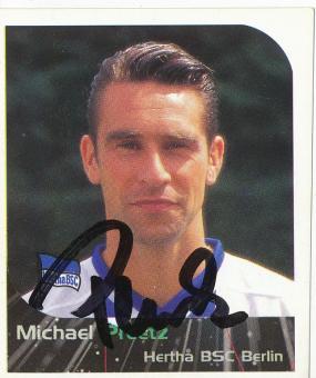 Michael Preetz  Hertha BSC Berlin  2000 Panini Bundesliga Sticker original signiert 