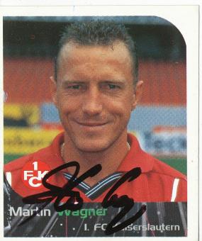 Martin Wagner  FC Kaiserslautern  2000 Panini Bundesliga Sticker original signiert 